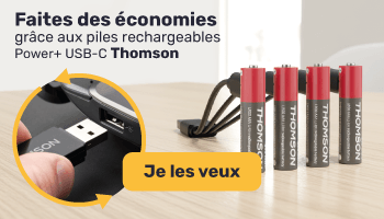 Découvrez nos piles rechargeables Thomson