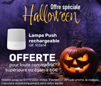 Halloween : une lampe push offerte &agrave; partir de 60&euro; d'achats