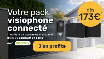 Votre pack visiophone connect&eacute; &agrave; partir de 173&euro; avec le paiement en 3x gr&acirc;ce &agrave; Oney