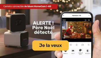 Idée cadeau de noël : caméra intérieure 4G