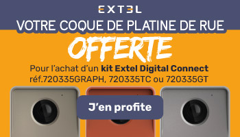Votre coque de platine de rue offerte dans votre kit Visiophone Digital Connect + coque 