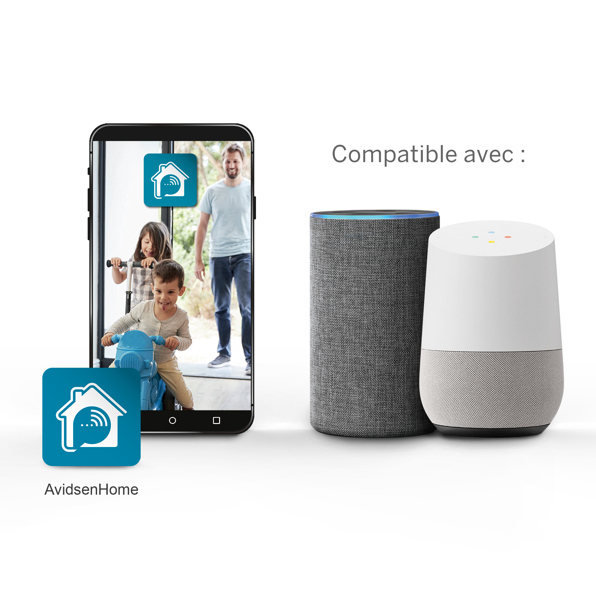 Contrôle des volets avec assistants vocaux