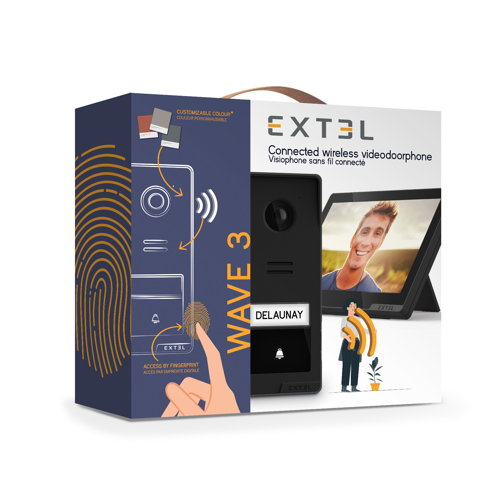Extel Visiophone sans fil connecté avec accès par empreinte digitale — free download