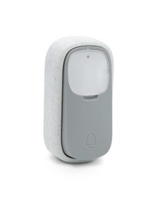 Bouton d'appel suppl&eacute;mentaire sans fil sans pile pour le carillon Bamboo - Bamboo Push - Avidsen - 102503