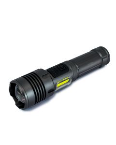 Lampe de poche rechargeable zoom télescopique 1200 lumens 7 modes d'éclairage - Avidsen - 103645