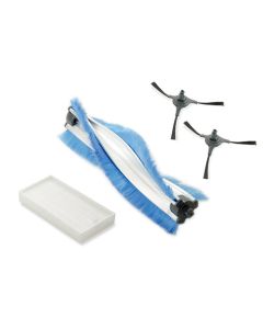 Kit 2 brosses latérales 1 brosse centrale 1 filtre HEPA Floor BF2 pour Floor 400/Floor 450 - Extel - 330006