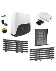 Motorisation connectée pour portail coulissant 6m Thomson + digicode