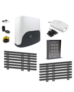 Motorisation connectée pour portail coulissant 7m Thomson + digicode