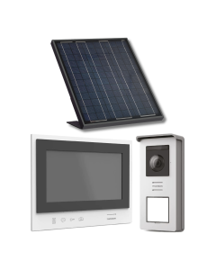 Visiophone Solaire et sans fil simple &agrave; installer avec &eacute;cran nomade - Thomson Air