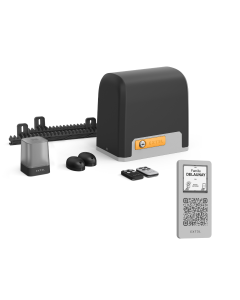 Motorisation connectée pour portail coulissant XC500 avec le portier connecté Q-AIR de chez Extel