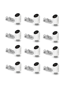 Lot de 12 vannes thermostatiques connectées HomeFlow TRV de chez Avidsen