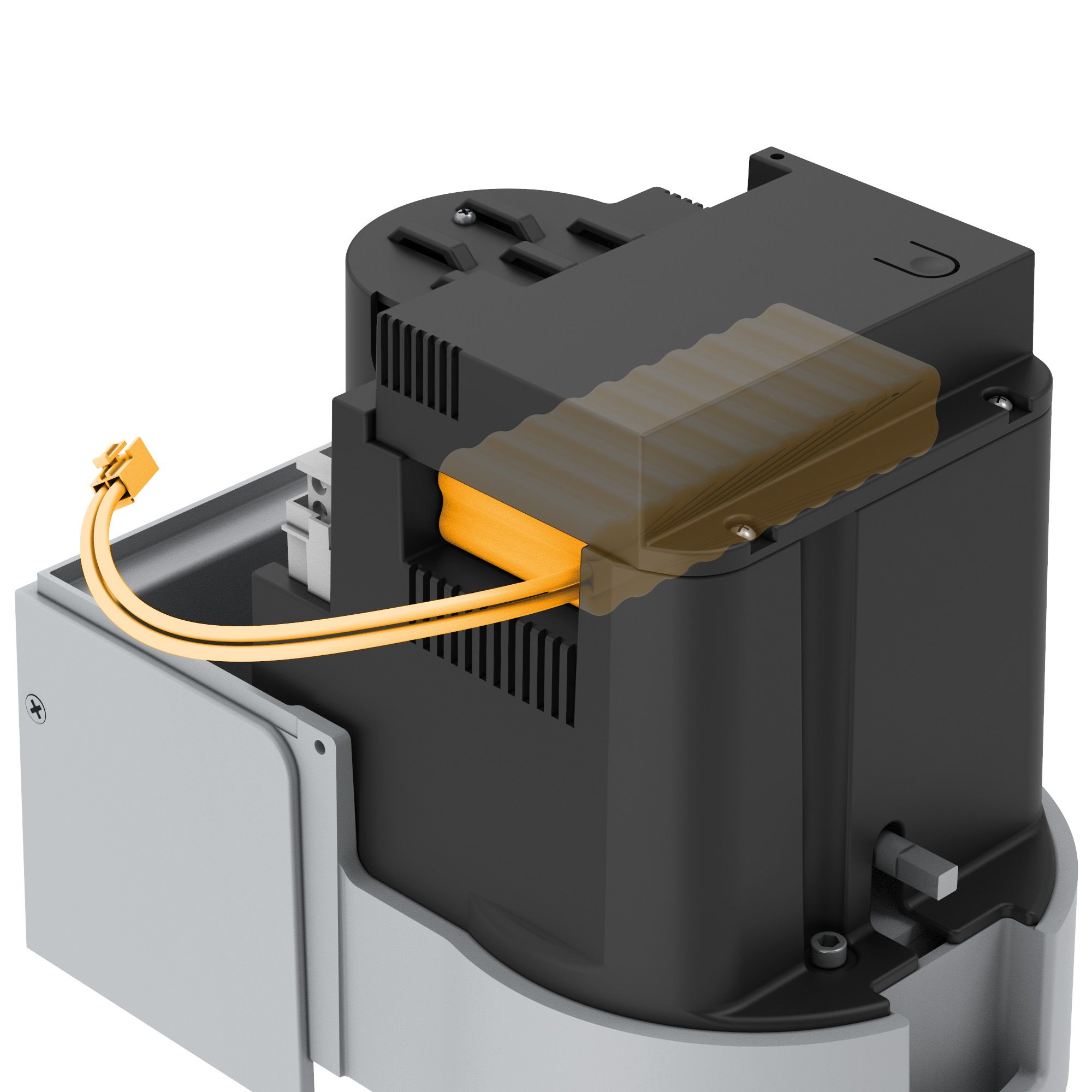 Installation de la batterie de secours
