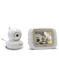 Kit de vidéosurveillance sans fil moniteur + caméra  portée 200 son bidirectionnel 2 heures autonomie - Extel - 082505