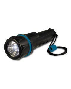 Lampe torche trois LEDs SMD blanches - caoutchouc antidérapant - Avidsen - 103664