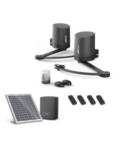 Motorisation pour portail à battants Avidsen ORANE510 + kit solaire + 2 télécommandes supplémentaires (4 en tout)