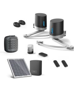 Motorisation Solaire pour portail battants Avidsen ORANE SE+ Digicode + 2 télécommandes supplémentaires (3 en tout)