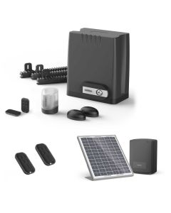 Moteur Avidsen OREA550 pour portail coulissant de 4 m (8m max) et 500kg + kit solaire + 2 télécommandes
