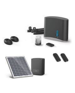 Motorisation solaire pour portail coulissant Zenia SE + 2 télécommandes supplémantaires (3 en tout) - Avidsen