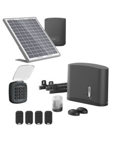 Motorisation solaire avec digicode Avidsen Zenia pour portail coulissant 4 m