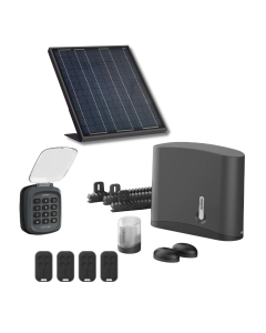 Motorisation solaire avec digicode Avidsen Zenia pour portail coulissant 4 m