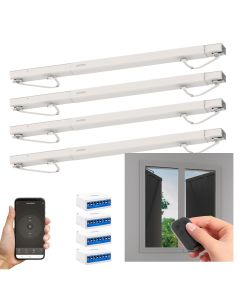 Lot de 4 motorisations connectée pour volet battant Avidsen Home Open W