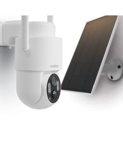 Cam&eacute;ra ext&eacute;rieure Wifi solaire motoris&eacute;e - HomeCam WRBAT 2,5K 4MP - Avidsen - 127181