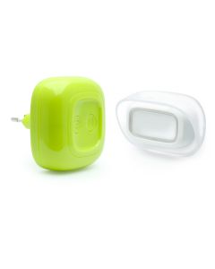 Sonnette sans fil prise 230 V 150m. portée 6 sonneries au choix alerte pile faible coloris vert - Thomson - 513123G