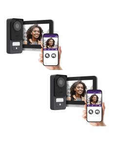 Lot de 2 visiophones filaire connecté Philips WE Connect 3 
