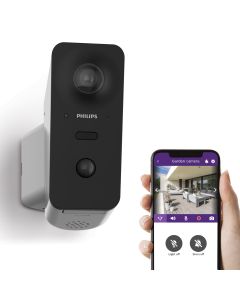 Caméra extérieure motorisée et connectée + autotracking - WelcomeEye View - Philips - Reconditionné
