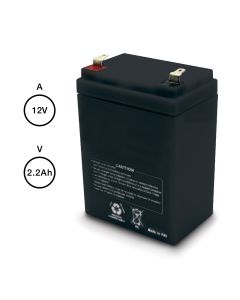 Batterie de secours 2200 mAh pour les motorisations de portail battant en 12 Volts