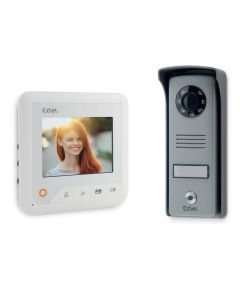 Extel LOOK - Visiophone grand angle couleur à 2 fils Blanc