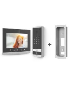 Visiophone filaire EXTEL Code 7 pouces / 18cm avec clavier à code intégré