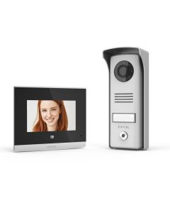 Wired videophone 4'' screen and touch buttons 70 mm door station - Compact - Extel - 720315