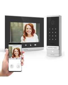 Visiophone filaire et connecté avec digicode intégré -  Extel Code Connect - 720320