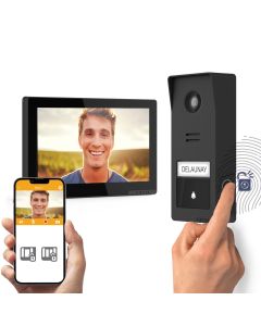 Visiophone sans fil connecté avec accès par empreinte digitale - Wave 3 - Extel - 720337