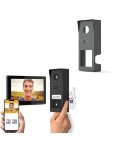 Kit visiophone sans fil connecté Wave 3 + coque graphite