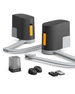 Motorisation connectée à bras articulés pour portail battant : 2.5m/250kg par battant - XB250 - Extel Umii - 761005