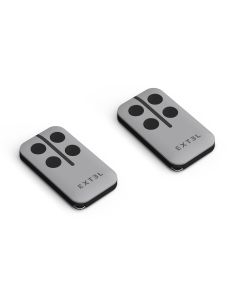 Lot de 2 télécommandes reconditionnées pour portail et porte de garage - Extel 761100R