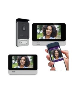 Visiophone filaire connect&eacute; smartphone avec 2 &eacute;crans - WelcomeEye Connect 2