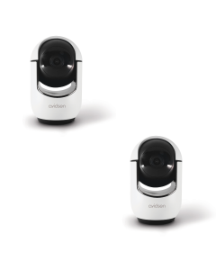 Lot de 2 caméras IP intérieures motorisées HomeCam Prim 2,5 K Avidsen