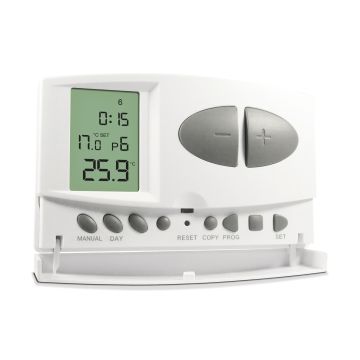 Thermostat filaire programmable pour chaudière, pompe à chaleur et climatisation NON réversible - Avidsen 103954