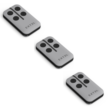 Lot de 3 télécommandes Extel Umii pour motorisation