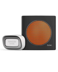 Sonnette sans fil diBi Flash Soft orange - 081737G - Extel