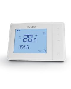 Thermostat programmable filaire pour chaudière et pompe à chaleur non réversible - Avidsen 103956