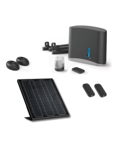 Motorisation solaire pour portail coulissant Zenia SE + 2 télécommandes supplémentaires (3 en tout) - Avidsen