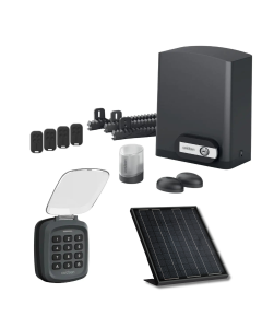 Motorisation solaire Avidsen Orea 550 avec digicode pour portail coulissant