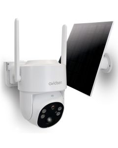 Cam&eacute;ra 4G ext&eacute;rieure motoris&eacute;e solaire - 2,5 K - 4 MP - surveillance 355&deg; - Avidsen HomeCam SUN