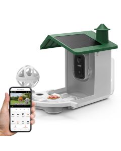 Mangeoire intelligente connect&eacute;e wifi sans fil, solaire - Smart Birdfeeder - Avidsen - 127164