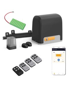 Motorisation connectée avec batterie de secours pour portail coulissant : max 8m/500kg - XC500 - Extel Umii