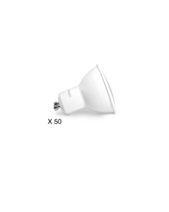Lot de 50 ampoules connectées culot GU10 - 5 W / 470 lumen - Avidsen Home